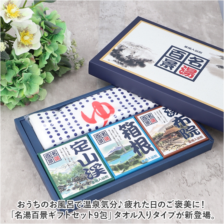 名湯百景ギフトセット9包 タオル入り | BACKYARD FAMILY | 詳細画像2 