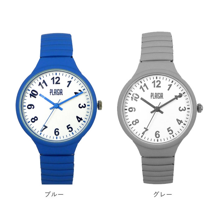Plaisir プレジール EA-254N ニッケルフリー ジャバラウォッチ