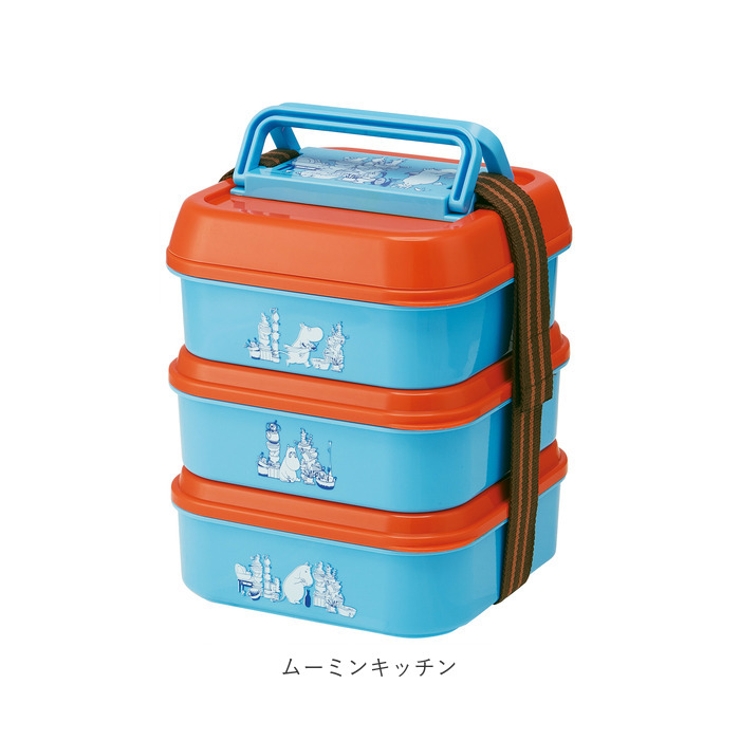 ピクニック3段ランチボックス P23[品番：BCYW0005138]｜BACKYARD