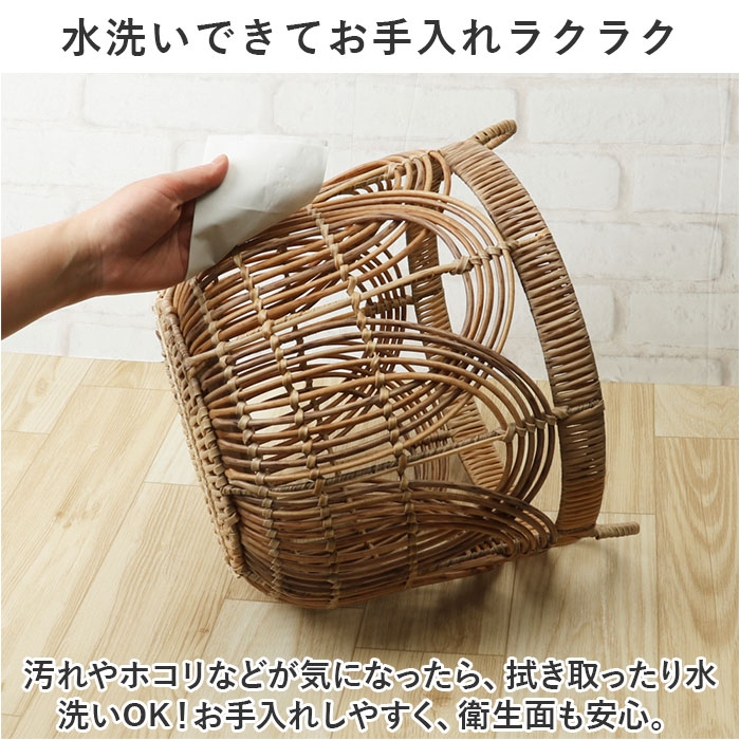 Towc ペタル フェイクラタンバスケット Lサイズ | BACKYARD FAMILY | 詳細画像4 