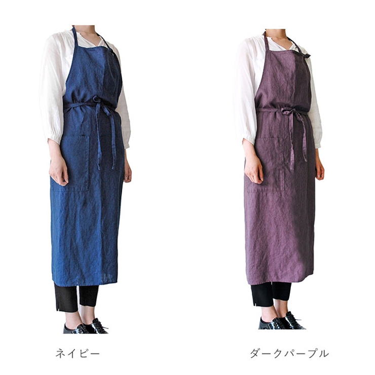 【12月限定】Linne エプロン GR 0118-042 [グリーン] 12月限定】Linne エプロン GR 0118-042 [グリーン]