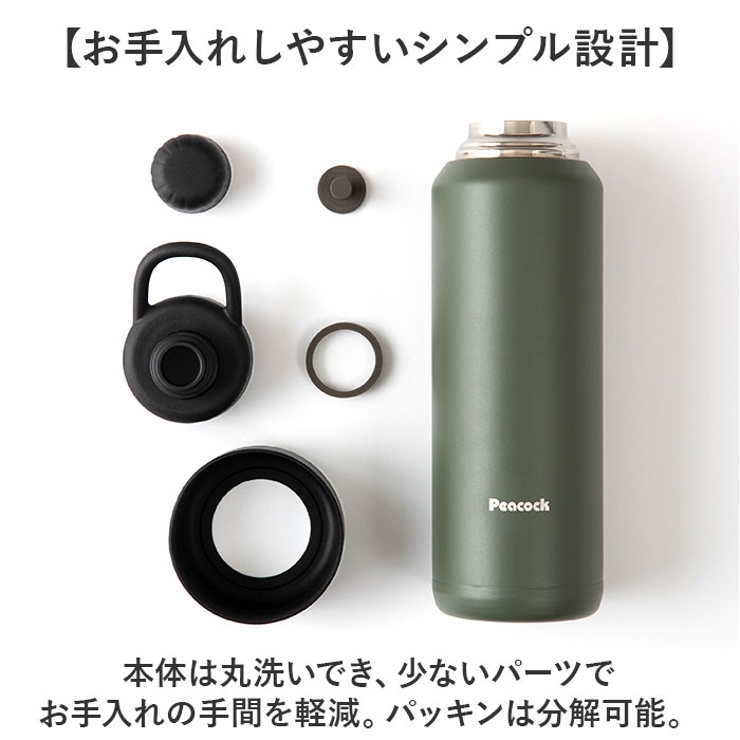 Peacock ステンレスマグボトル AJL-R100 | BACKYARD FAMILY | 詳細画像15 