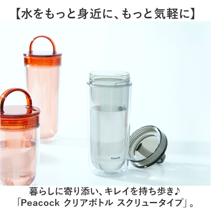 Peacock クリアボトル スクリュータイプ PPA-50 | BACKYARD FAMILY | 詳細画像2 