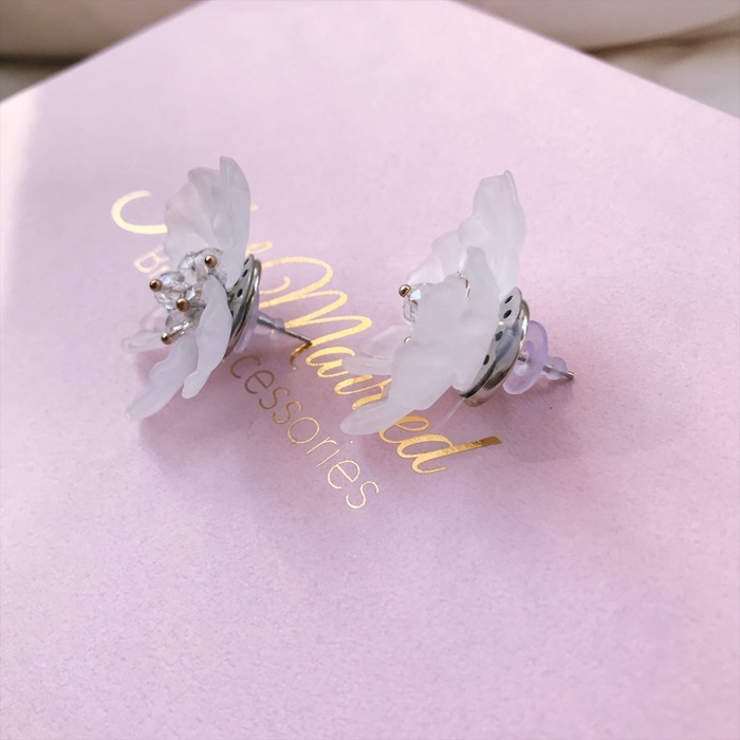 clearフラワーピアス | BACKYARD FAMILY | 詳細画像4 