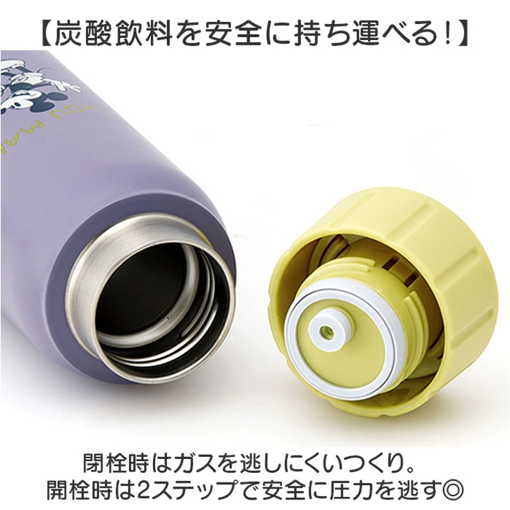 炭酸飲料対応真空ステンレスボトル 500ml STSL5 | BACKYARD FAMILY | 詳細画像4 