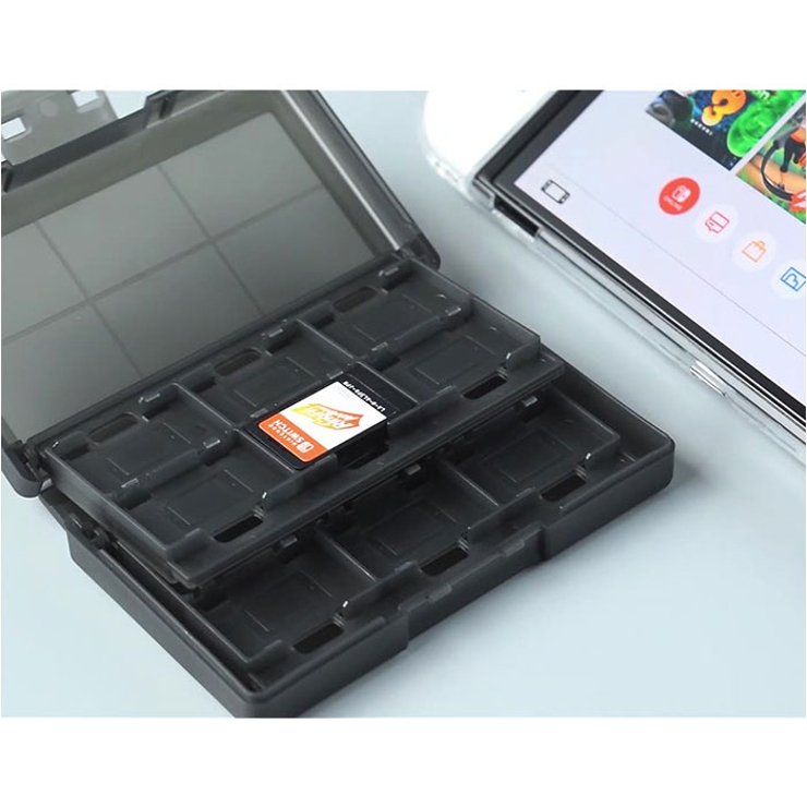 Switch 対応 カードケース クリア 大容量[品番：BCYW0033984