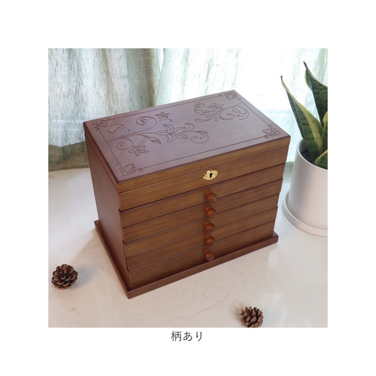 ジュエリーボックス 木製 アクセサリー収納[品番:BCYW0035670 ジュエリーボックス 木製 アクセサリー収納[品番:BCYW0035670