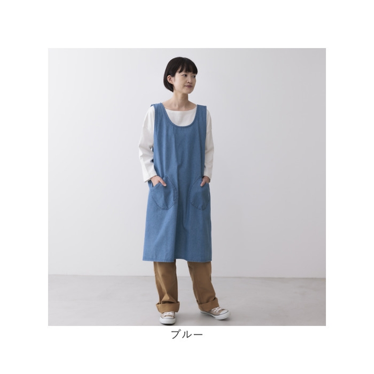 COCOWALK デニムバッククロスエプロン | BACKYARD FAMILY | 詳細画像14 