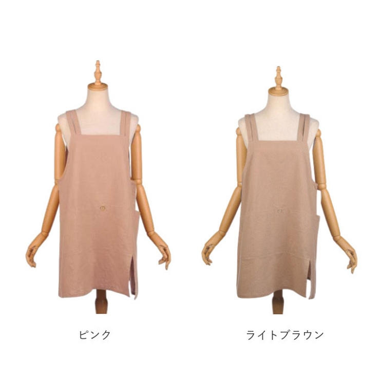 シーチングワッシャー 釦あきエプロン | BACKYARD FAMILY | 詳細画像11 