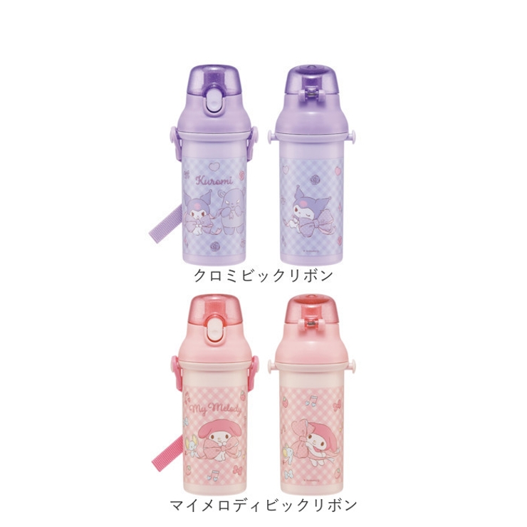 キャラクター 食洗対応 直飲み ワンタッチボトル 480ml[品番