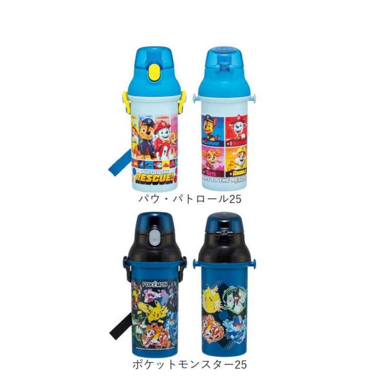 キャラクター 食洗対応 直飲み ワンタッチボトル 480ml[品番