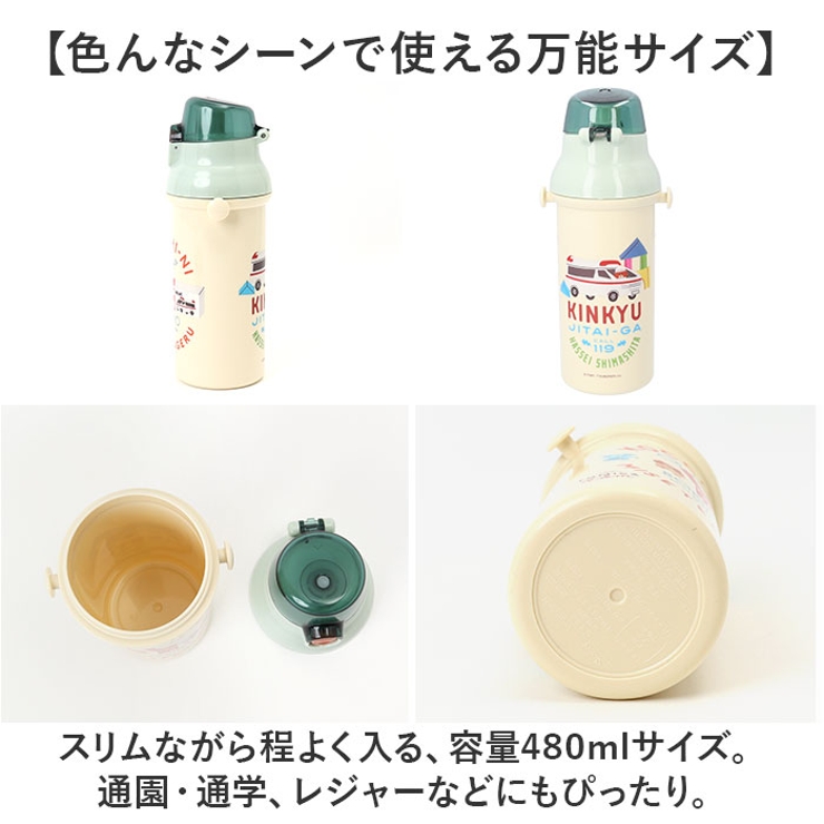 キャラクター 食洗対応 直飲み ワンタッチボトル 480ml | BACKYARD FAMILY | 詳細画像5 
