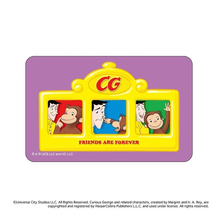 おさるのジョージ まじかる百貨店ステッカー(10) | BACKYARD FAMILY | 詳細画像2 