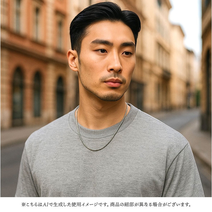 ステンレス チェーン マンテル ネックレス | BACKYARD FAMILY | 詳細画像3 