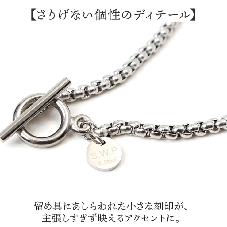 ステンレス チェーン マンテル ネックレス | BACKYARD FAMILY | 詳細画像6 