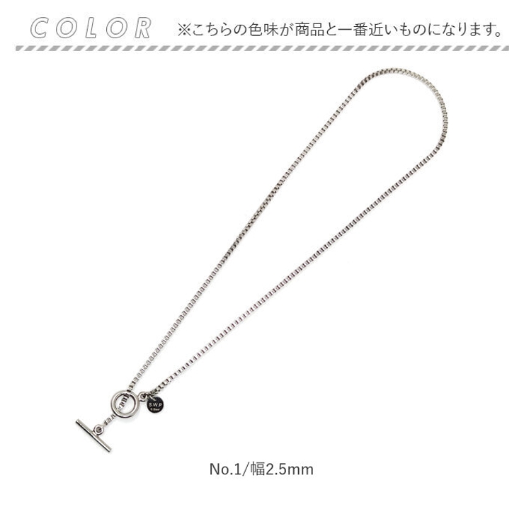 ステンレス チェーン マンテル ネックレス | BACKYARD FAMILY | 詳細画像9 