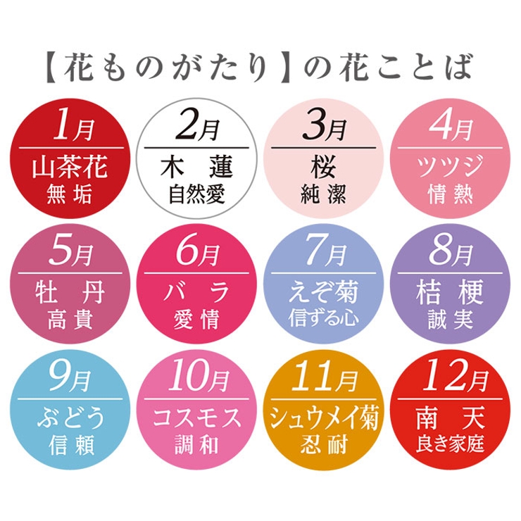 花ものがたり 12ヶ月丸型カップ | BACKYARD FAMILY | 詳細画像12 