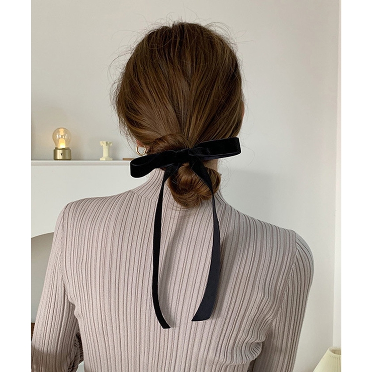 ベロア リボンヘアクリップ ２本セット | BACKYARD FAMILY | 詳細画像6 