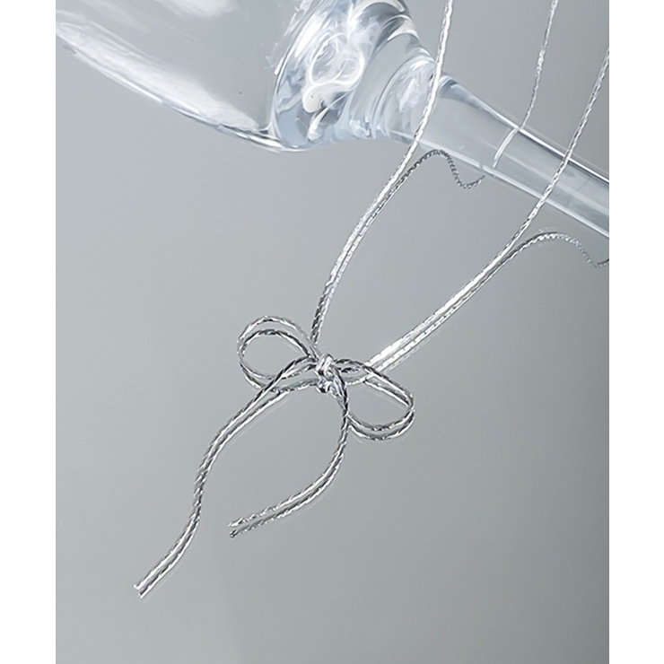 シンプル リボン ネックレス | BACKYARD FAMILY | 詳細画像7 