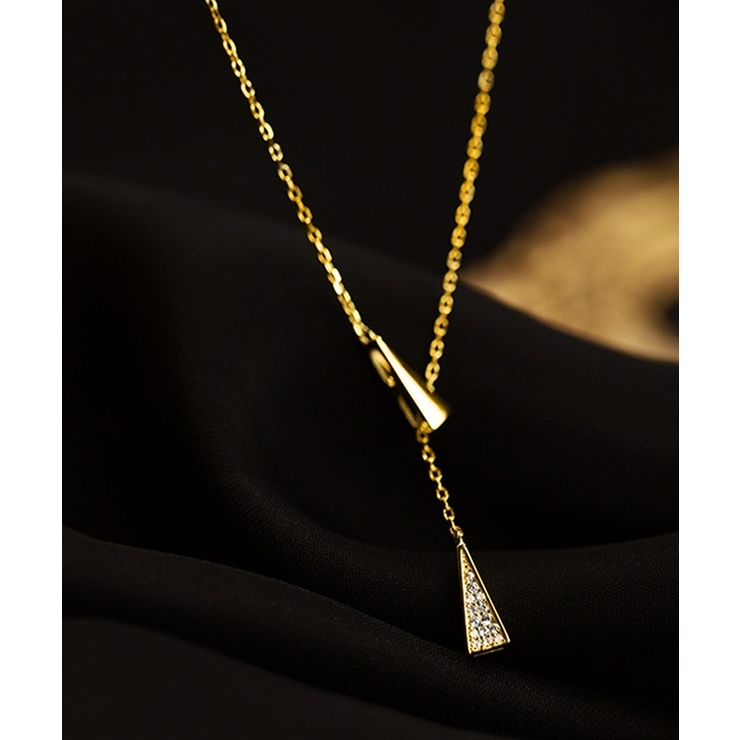 トライアングルモチーフ Y字ネックレス | BACKYARD FAMILY | 詳細画像11 