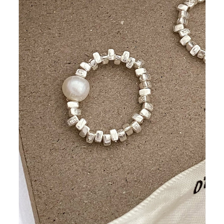 パールモチーフビーズリング | BACKYARD FAMILY | 詳細画像2 