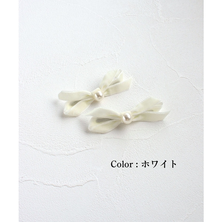 Rora マロン リボン ヘアクリップ 2個セット | BACKYARD FAMILY | 詳細画像12 