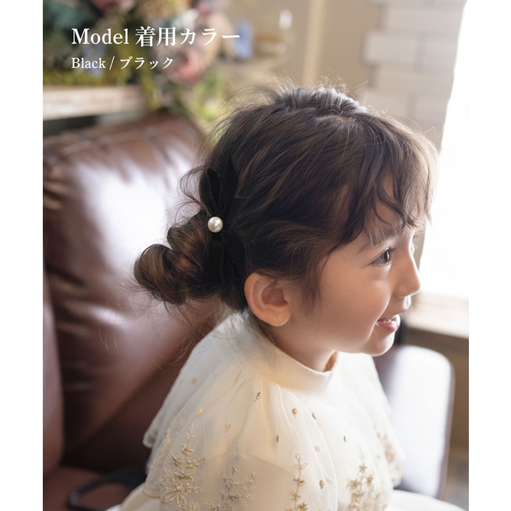 Rora マロン リボン ヘアクリップ 2個セット | BACKYARD FAMILY | 詳細画像3 