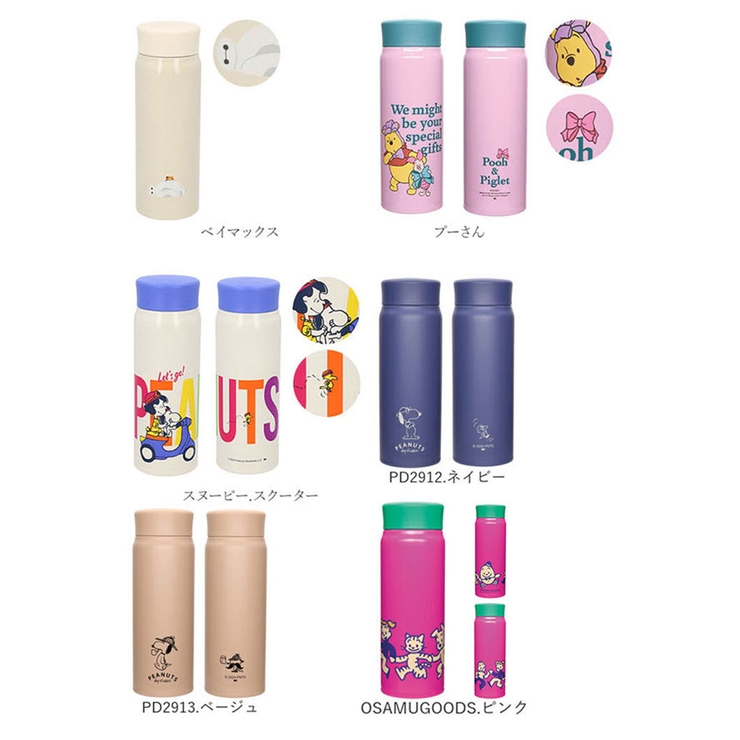 キャラクター ステンレス ボトル 480ml[品番：BCYW0007824]｜BACKYARD