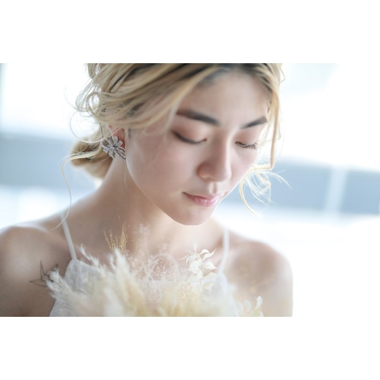 キュービックジルコニア ribbonピアス | BACKYARD FAMILY | 詳細画像11 