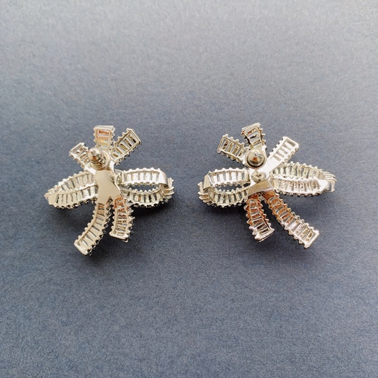 キュービックジルコニア ribbonピアス | BACKYARD FAMILY | 詳細画像3 