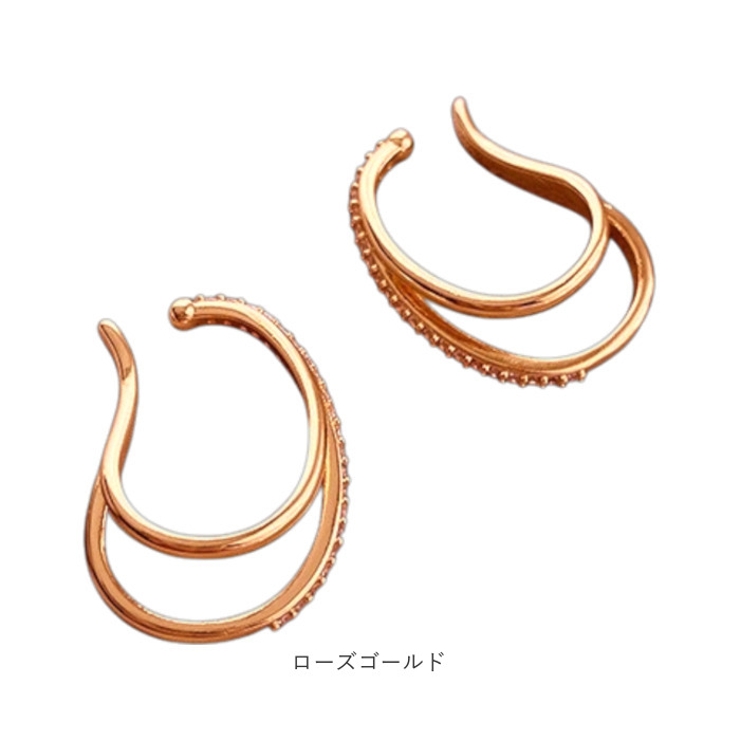 イヤーカフ イヤリング ラインストーン 両耳セット | BACKYARD FAMILY | 詳細画像11 