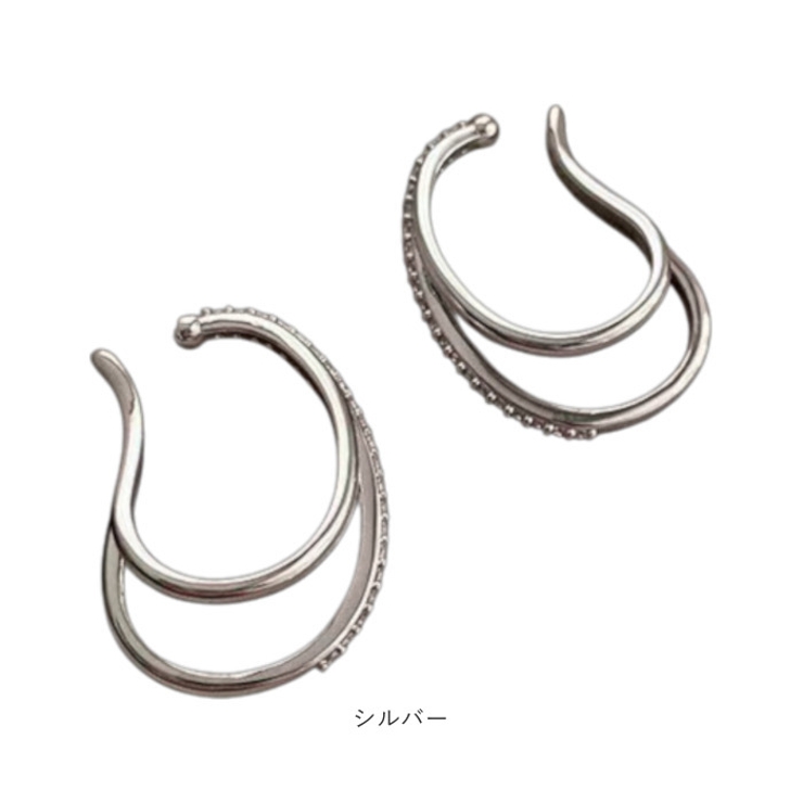 イヤーカフ イヤリング ラインストーン 両耳セット | BACKYARD FAMILY | 詳細画像10 