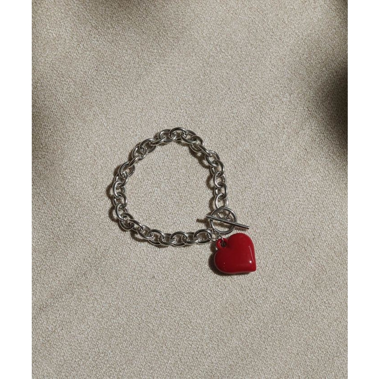 ハートチャームマンテルチェーンブレスレット | BACKYARD FAMILY | 詳細画像13 