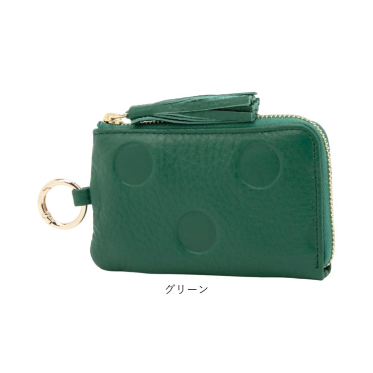 perche ペルケ ドット型押し ジャバラマルチケース | BACKYARD FAMILY | 詳細画像11 