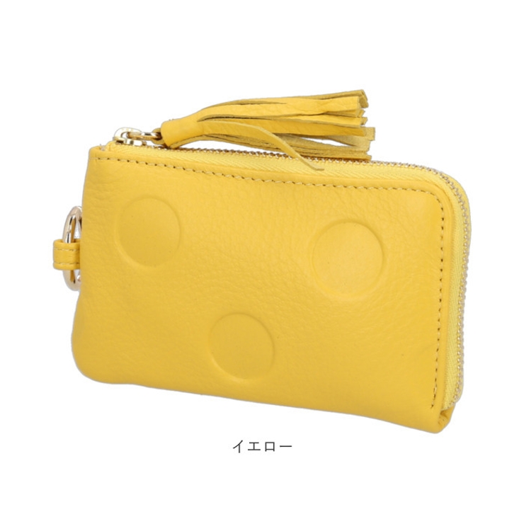 perche ペルケ ドット型押し ジャバラマルチケース | BACKYARD FAMILY | 詳細画像12 