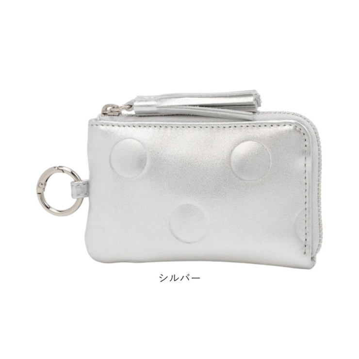 perche ペルケ ドット型押し ジャバラマルチケース | BACKYARD FAMILY | 詳細画像13 