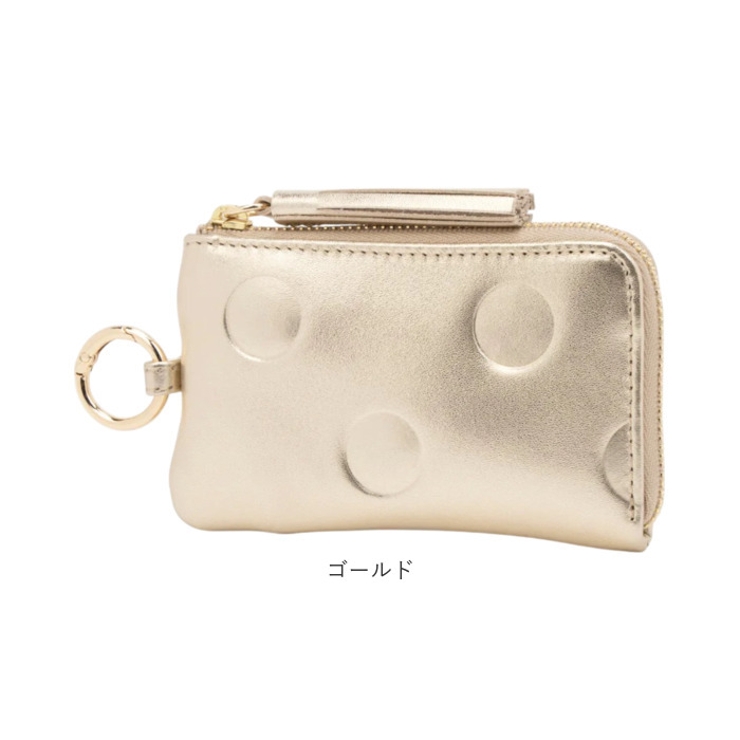 perche ペルケ ドット型押し ジャバラマルチケース | BACKYARD FAMILY | 詳細画像14 