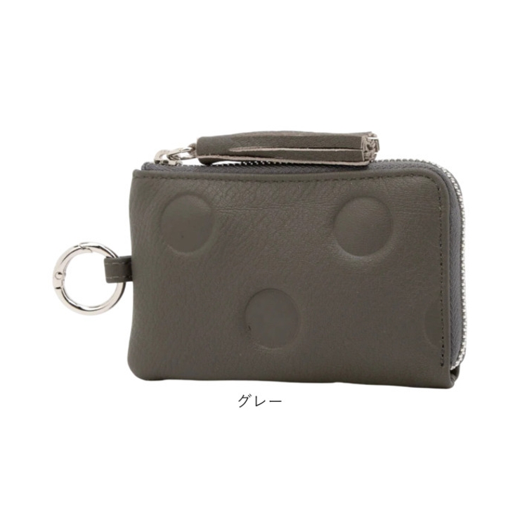 perche ペルケ ドット型押し ジャバラマルチケース | BACKYARD FAMILY | 詳細画像15 