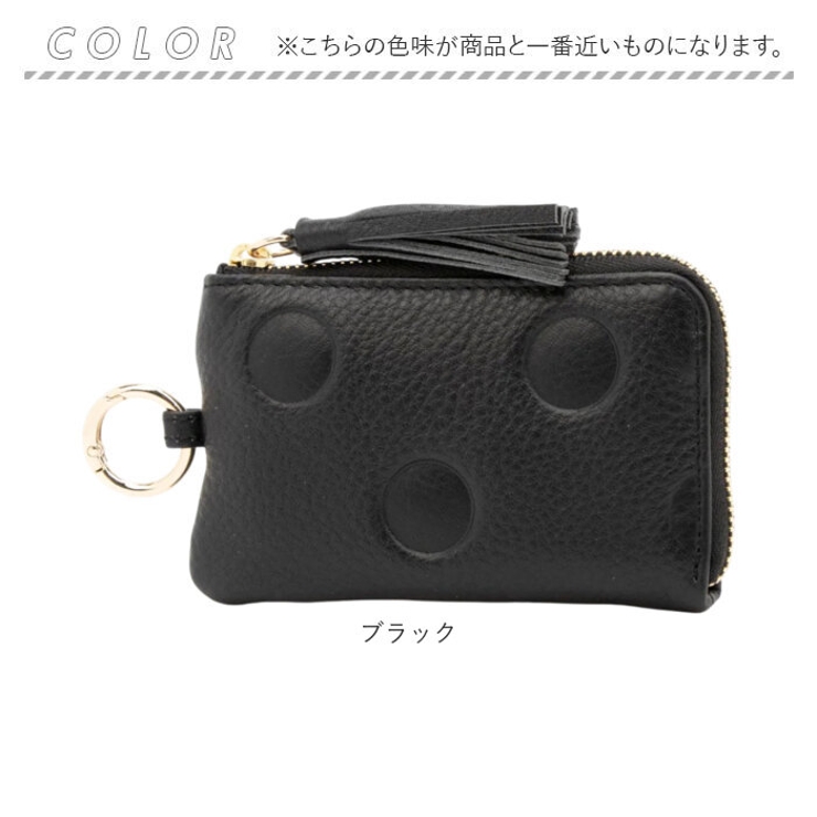 perche ペルケ ドット型押し ジャバラマルチケース | BACKYARD FAMILY | 詳細画像10 