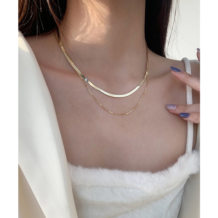 ダブルレイヤーネックレス | BACKYARD FAMILY | 詳細画像2 