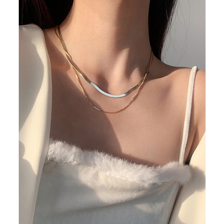 ダブルレイヤーネックレス | BACKYARD FAMILY | 詳細画像3 