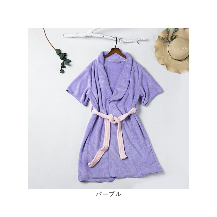 バスローブ 吸水マイクロファイバー ルームウェア | BACKYARD FAMILY | 詳細画像12 