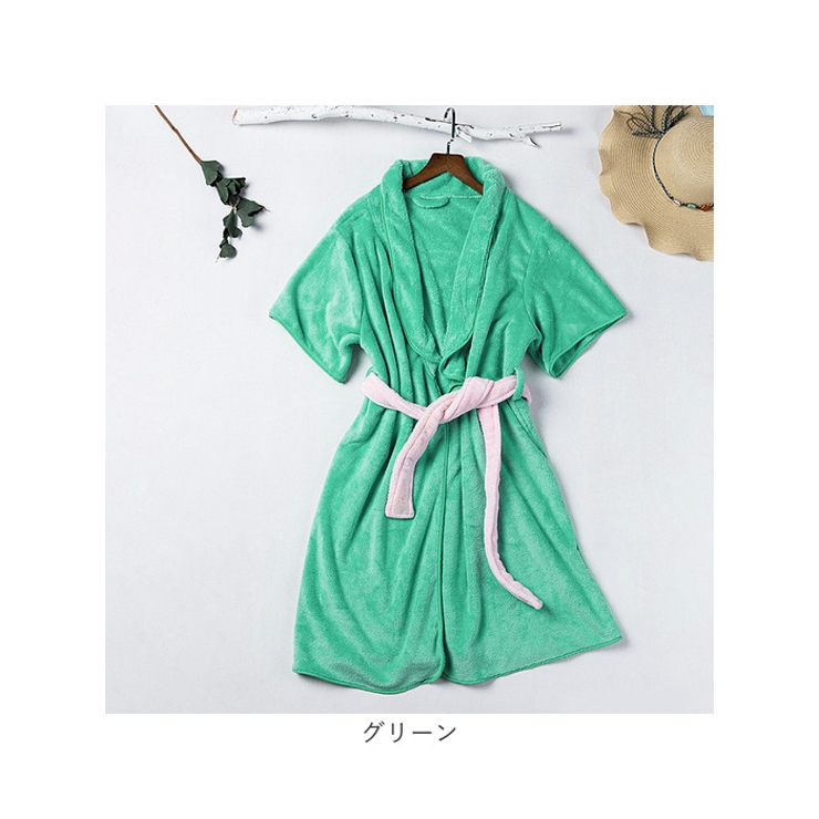 バスローブ 吸水マイクロファイバー ルームウェア | BACKYARD FAMILY | 詳細画像13 