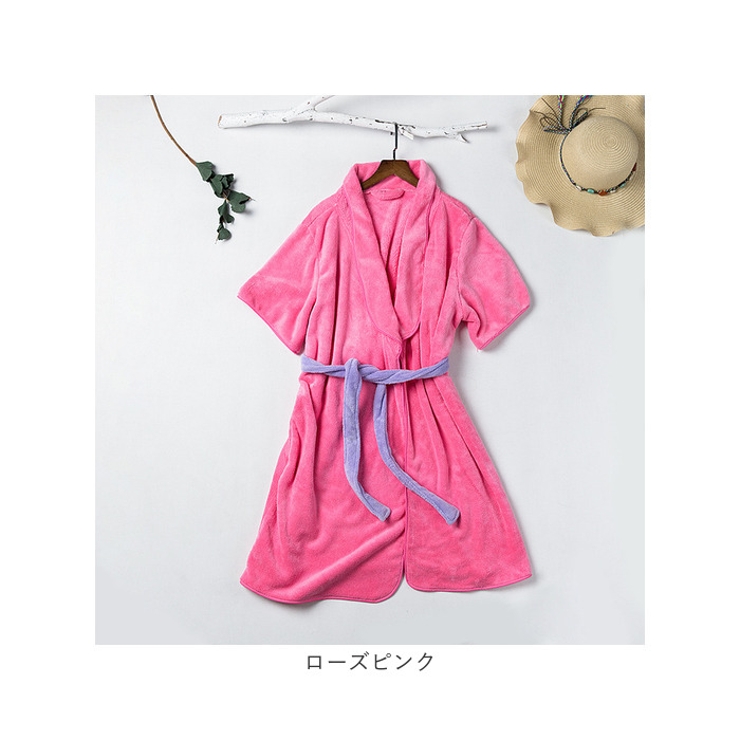 バスローブ 吸水マイクロファイバー ルームウェア | BACKYARD FAMILY | 詳細画像16 