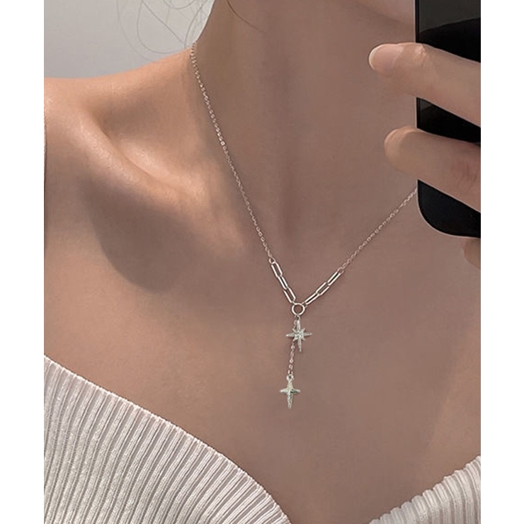 スター＆クロスネックレス | BACKYARD FAMILY | 詳細画像2 