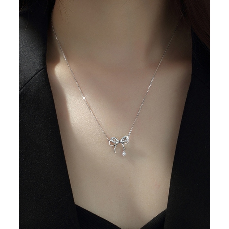 ダブルリボンモチーフネックレス | BACKYARD FAMILY | 詳細画像2 