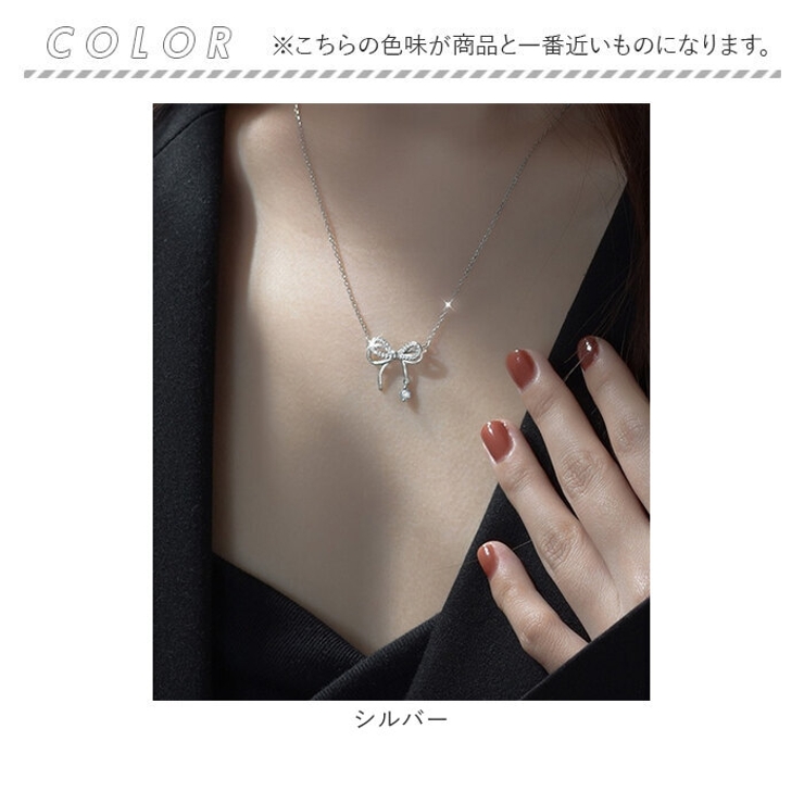 ダブルリボンモチーフネックレス | BACKYARD FAMILY | 詳細画像5 