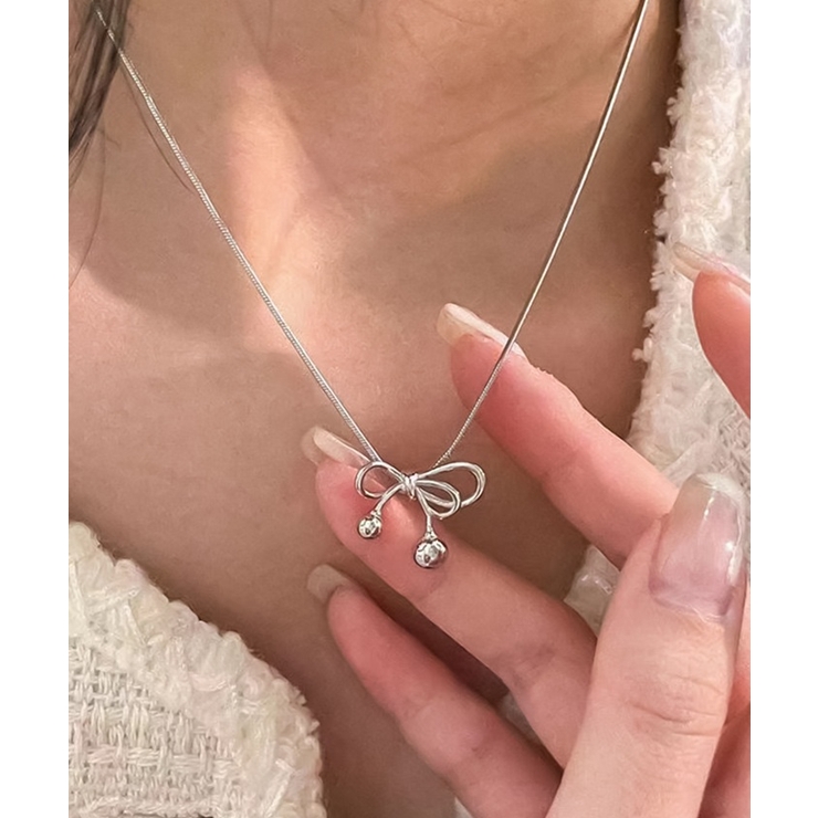 アシンメトリーリボンネックレス | BACKYARD FAMILY | 詳細画像4 