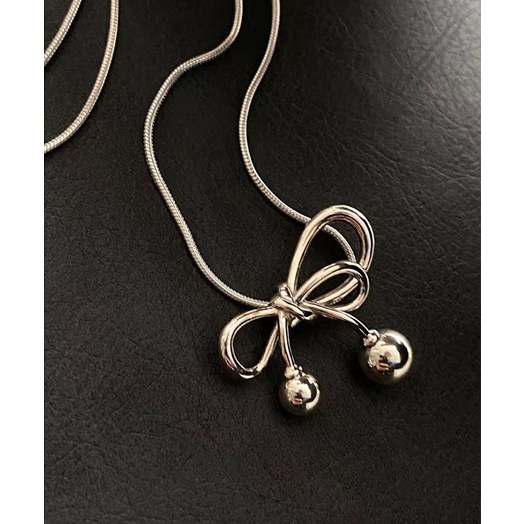 アシンメトリーリボンネックレス | BACKYARD FAMILY | 詳細画像5 