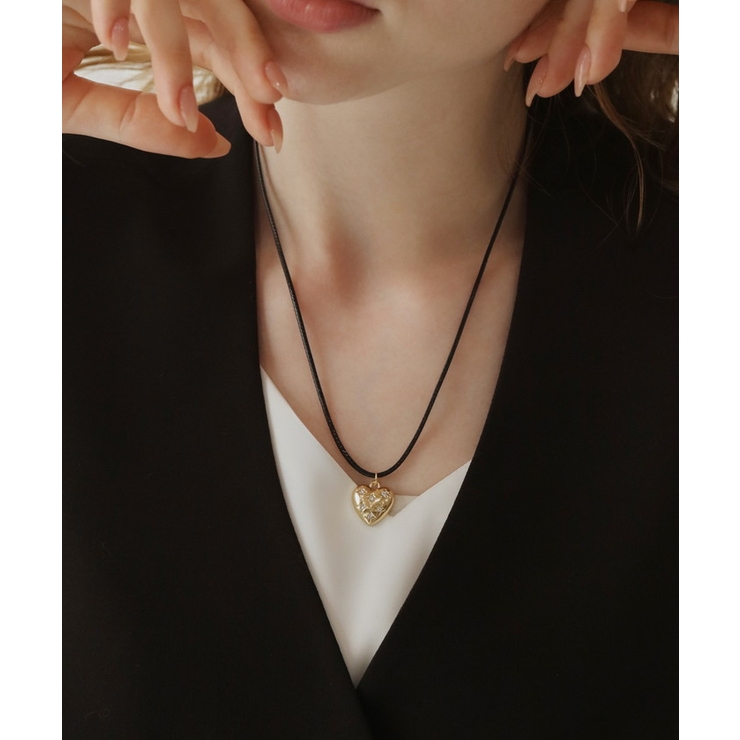 ビジューハートチャームネックレス | BACKYARD FAMILY | 詳細画像10 